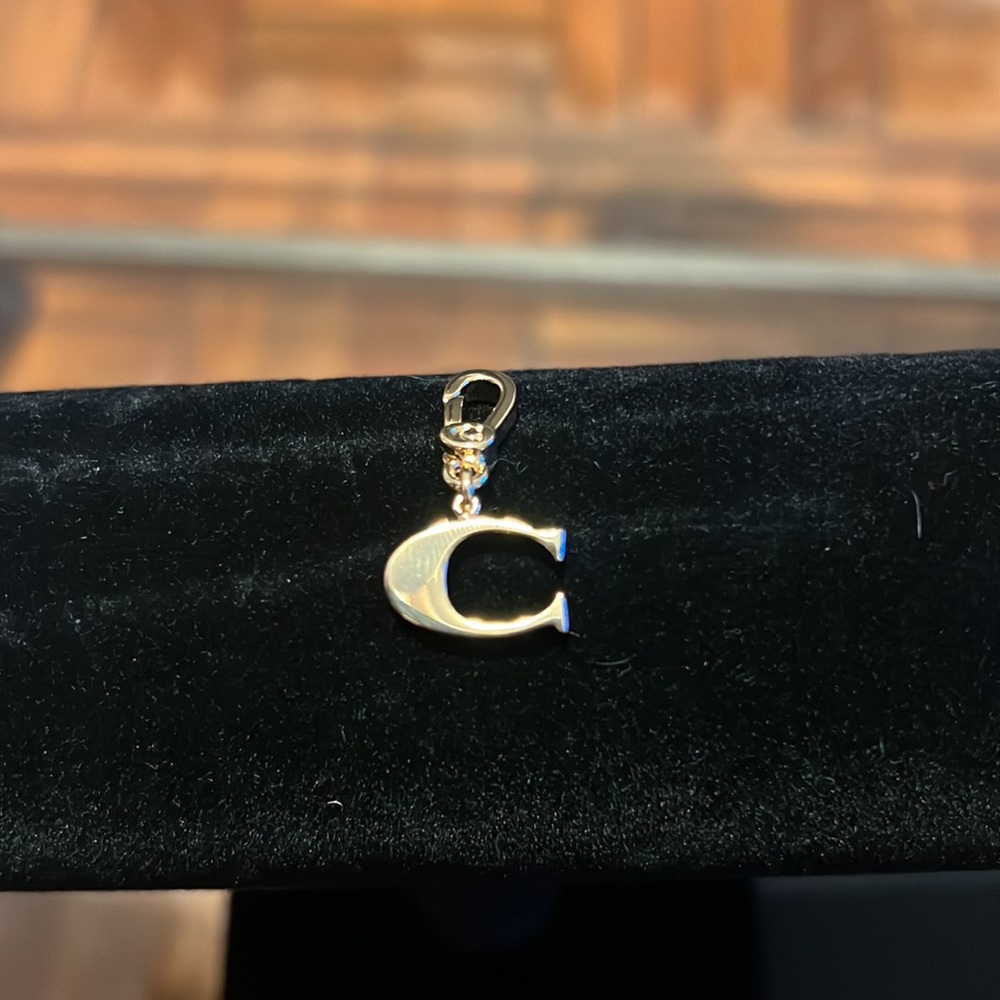 Coach letter C charm